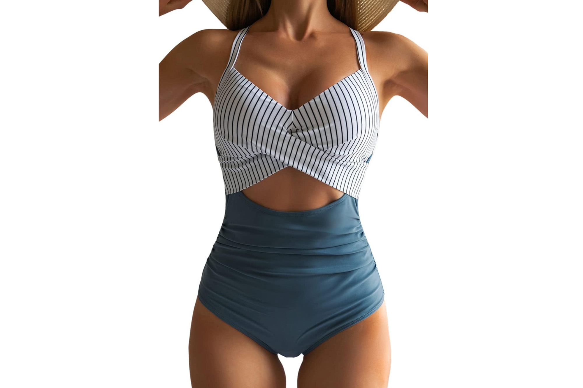 This One-Piece Wrap Swimsuit Will Help You Look Sizzling This Spring and Summer