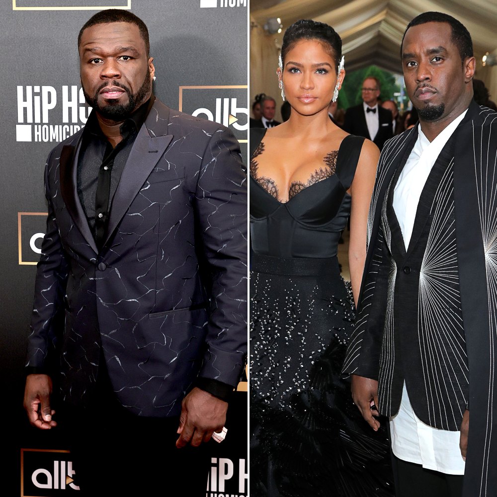 50 Cent reage ao vídeo de Diddy supostamente agredindo a ex-namorada Cassie