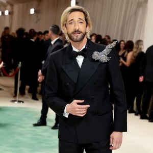 Feature Adrien Brody Debuts Platinum Blonde Hair at 2024 Met Gala