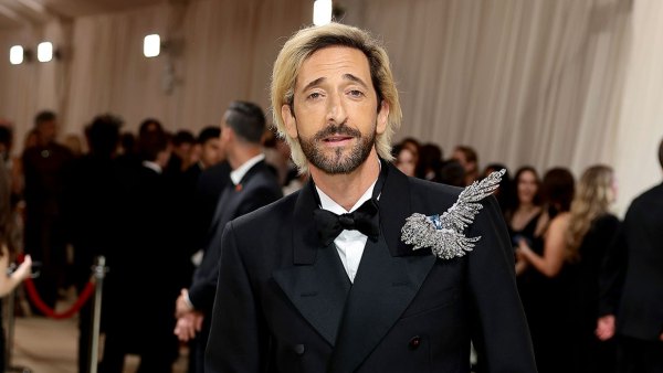 Feature Adrien Brody Debuts Platinum Blonde Hair at 2024 Met Gala