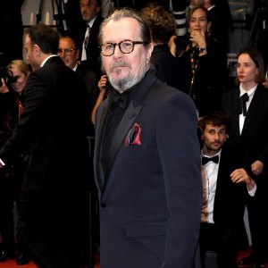 Gary Oldman Makes Rare Appearance With Wife Gisele and Stepson William at 2024 Cannes Film Festival