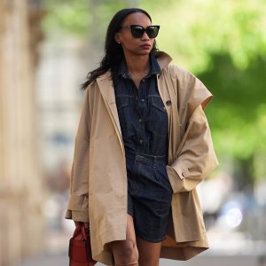 trench coat street style