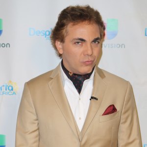 El cantante mexicano de baladas Cristian Castro
