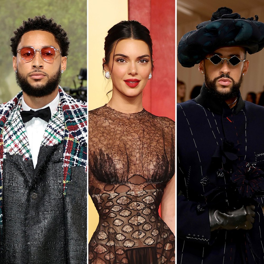 Kendall Jenner Exes Ben Simmons and Bad Bunny Are Fashionably Early to 2024 Met Gala