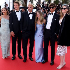 Kevin Costner Walks the Cannes Film Festival Red Carpet With His 5 Kids