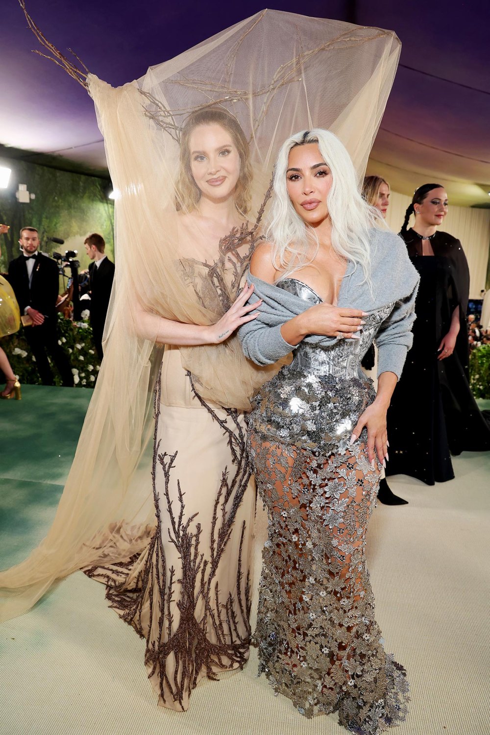 Kim Kardashian and Lana Del Rey Pose Together at 2024 Met Gala
