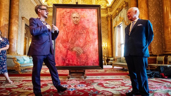 King Charles Artist Explains Why He Chose Red in New Portrait