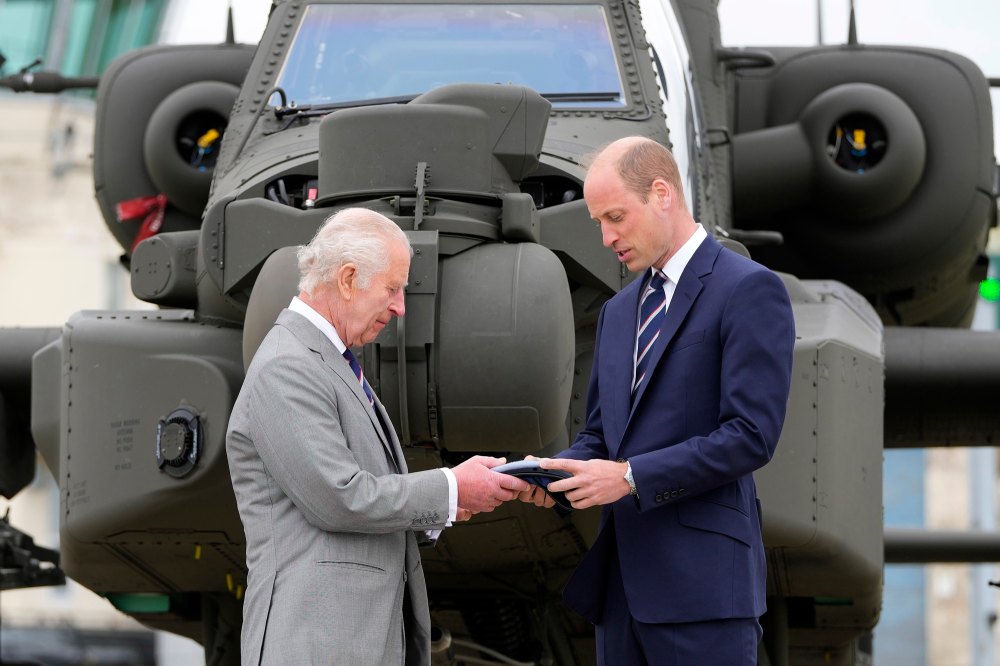 King Charles III Passes the Colonel-in-Chief of the Army Air Corps Role to Prince William