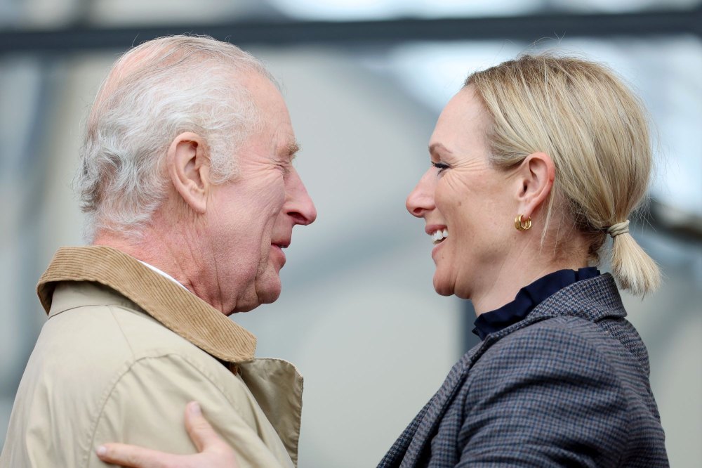 King Charles and niece Zara Tindall reunite
