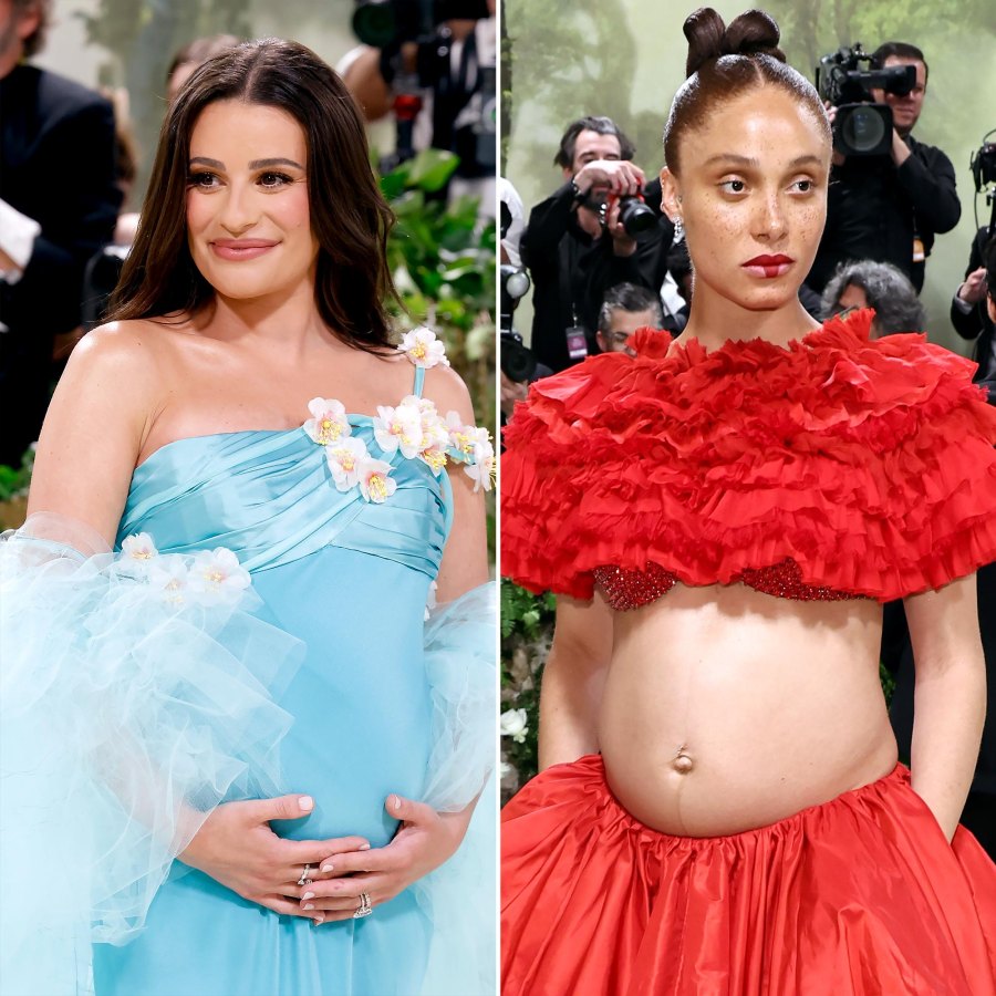Lea Michele, Adwoa Aboah and More Stars Show Off Their Baby Bumps at the 2024 Met Gala