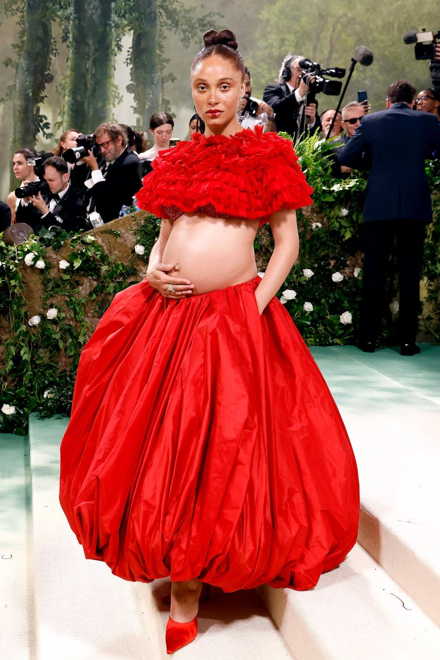 Lea Michele, Adwoa Aboah and More Stars Show Off Their Baby Bumps at the 2024 Met Gala