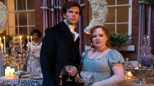 Luke Newton Improvised Penelope's Dress Fix Bridgerton Carriage Scene