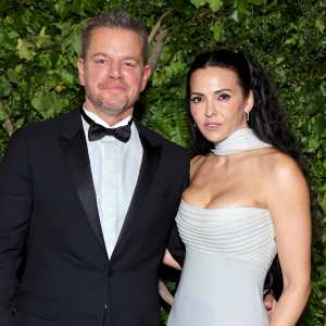 Matt Damon's Wife Luciana Barroso Opts for Comfort When Wearing Sneakers for Met Gala Afterparty