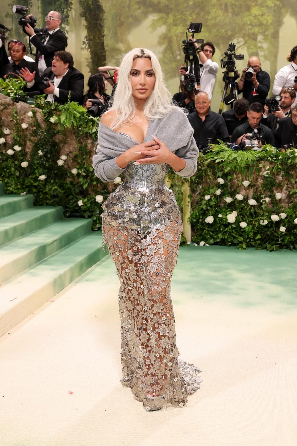 Kim Kardashian Wears Eerily Tiny Corset At 2024 Met Gala Us Weekly Kim Kardashian Wears Eerily Tiny Corset At 2024 Met Gala Us Weekly