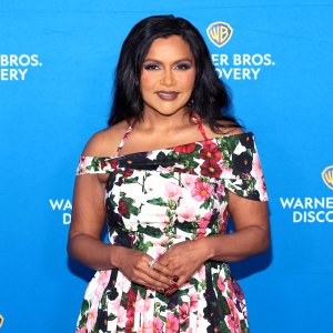 Mindy Kaling Shows Off Latest Clothing Collaboration With Andie Swim in Sporty Red Bikini