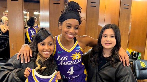 North West Shows Off New Blonde Highlights at Lakers Game