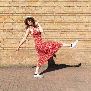 Plus size friendly sun dress
