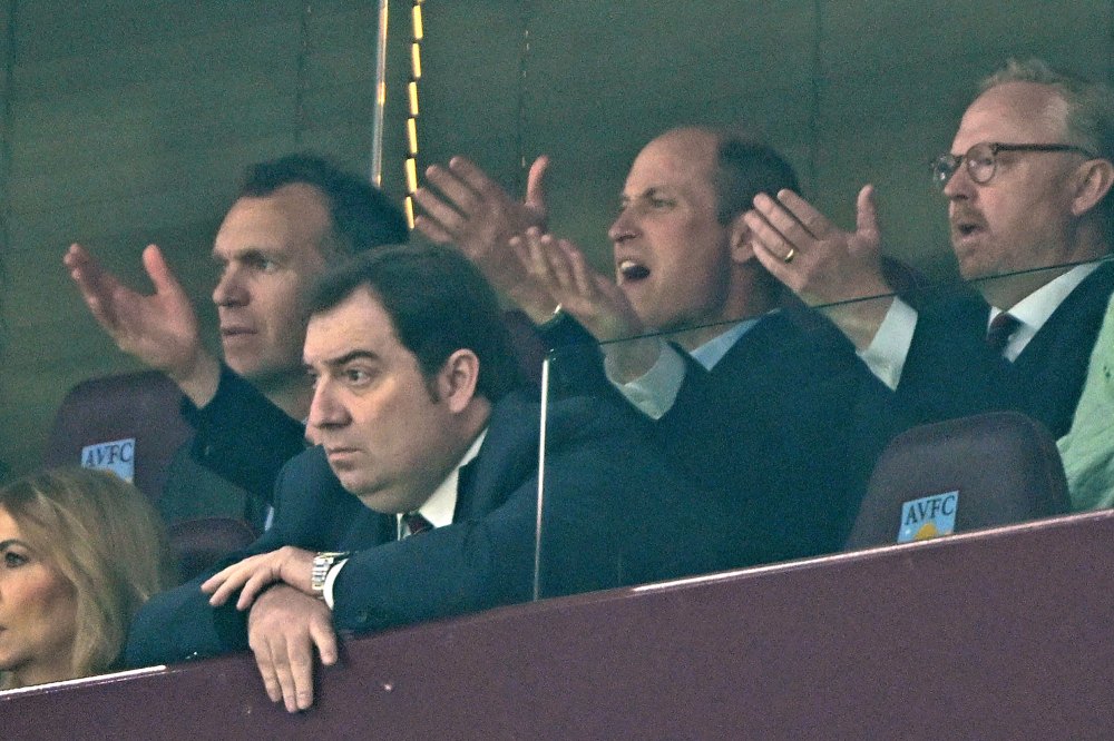 Prince William Cheers on Aston Villa Soccer Team During Solo Public Outing 3