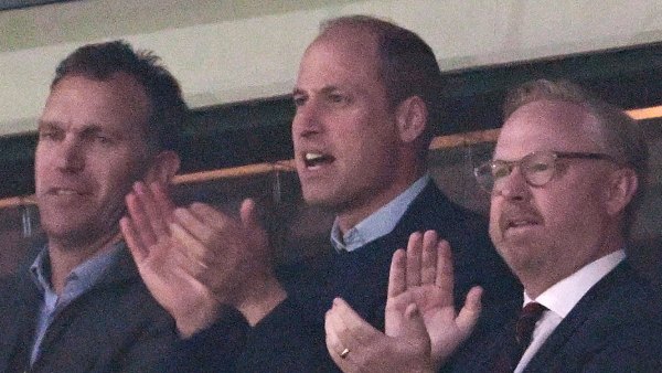 Prince William Cheers on Aston Villa Soccer Team During Solo Public Outing