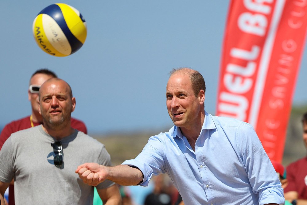 Prince William channels his inner Baywatch babe on beach day
