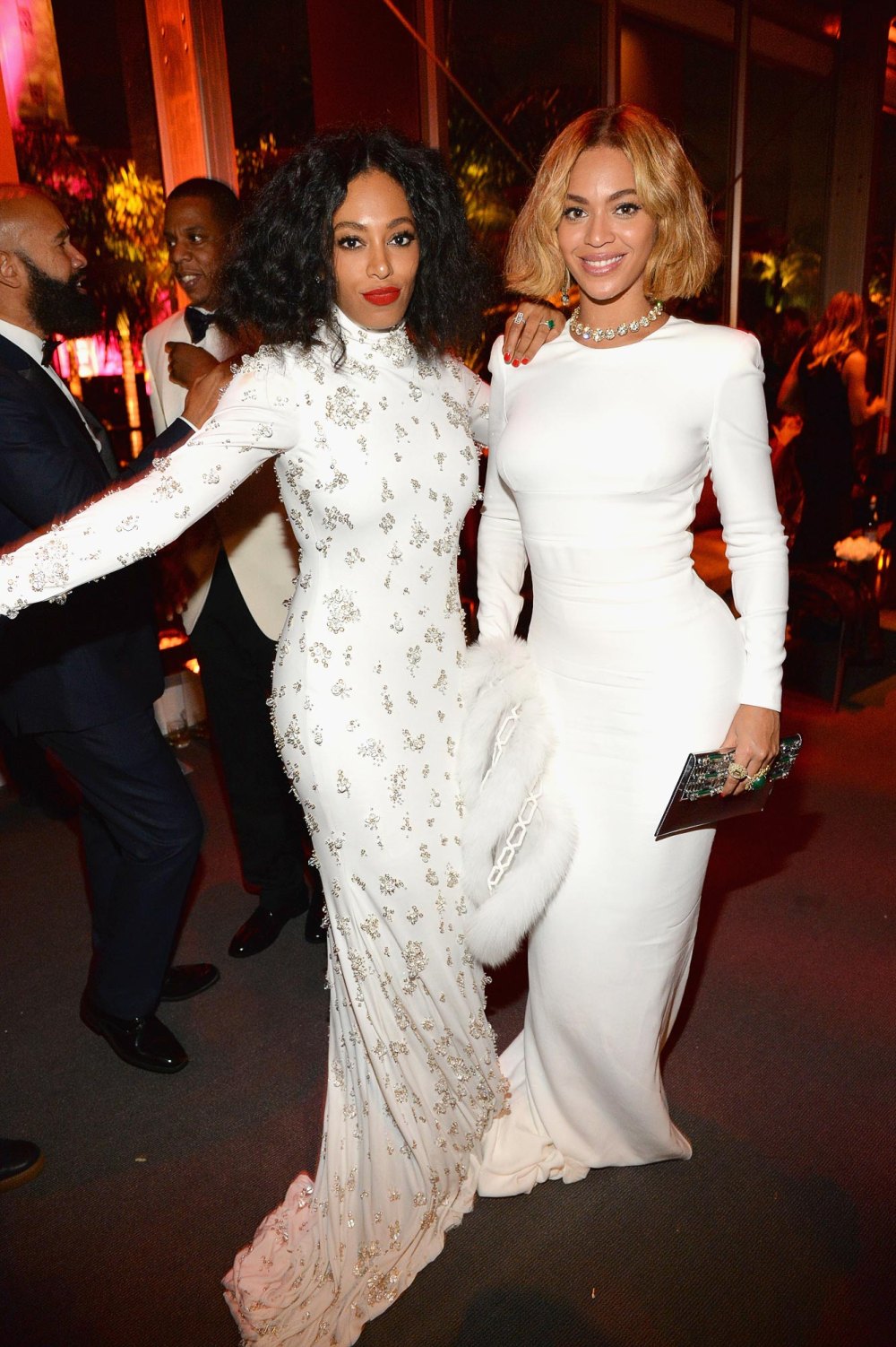 Relive the infamous elevator fight between Beyonce Jay Z and Solange Knowles 10 years later 591