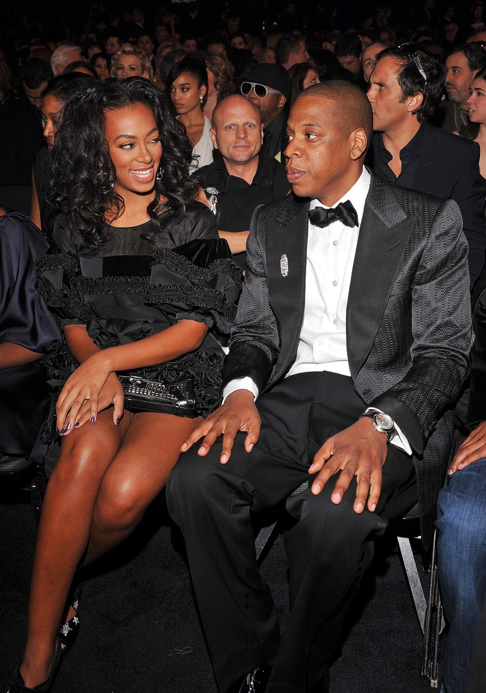 Relive the infamous elevator fight between Beyonce Jay Z and Solange Knowles 10 years later 593