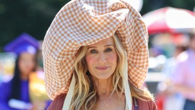Sarah Jessica Parker Wears Questionable Hat While Filming Season 3 of And Just Like That 290