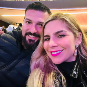 Américo Garza y Karla Panini