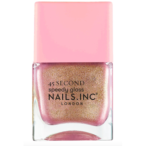 Nails.INC Quick Drying Nail Polish Ruby, Pink Shimmer