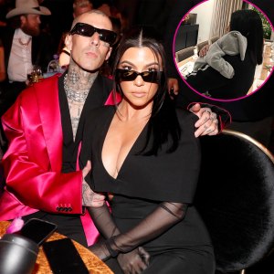 Travis Barker Shares Sweet Pic of Kourtney Kardashian Holding Rocky Thirteen