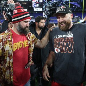 Travis and Jason Kelce Recording ‘New Heights’ Podcast in France From Cannes Lions Film Festival