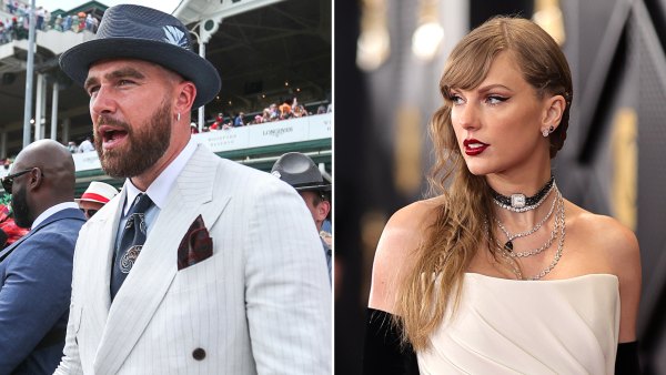 Travis Kelce's Kentucky Derby Suit Matches Taylor Swift's Grammys Gown