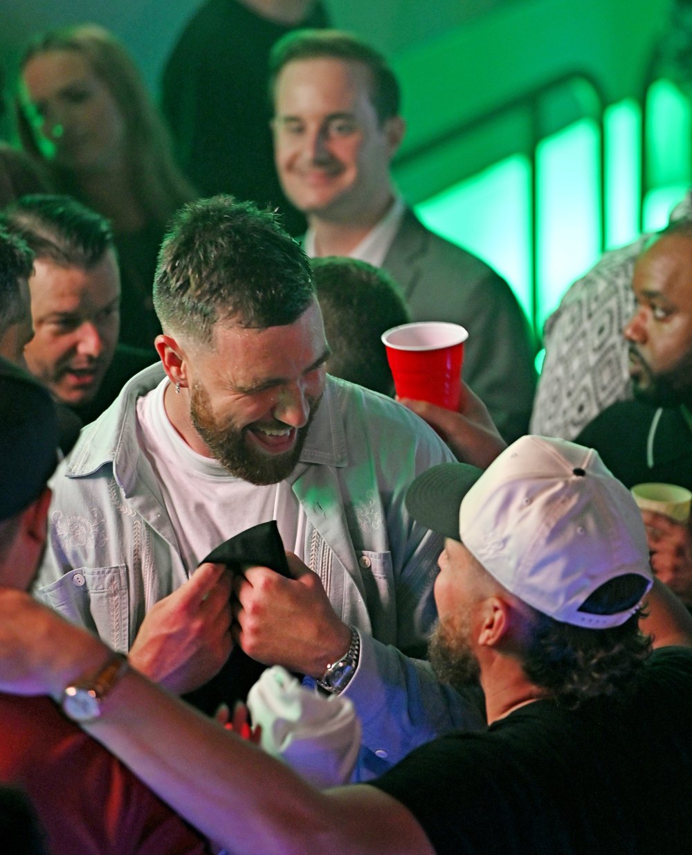 Travis Kelce Parties at Kentucky Derby Bash With The Chainsmokers' Alex Pall, More