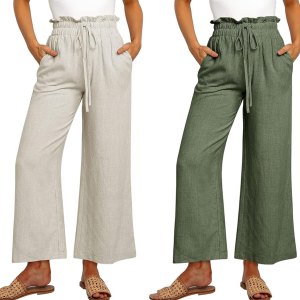 anrabess linen pants elevated sweats