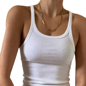 Artfish Ribbed Basic Tank Top