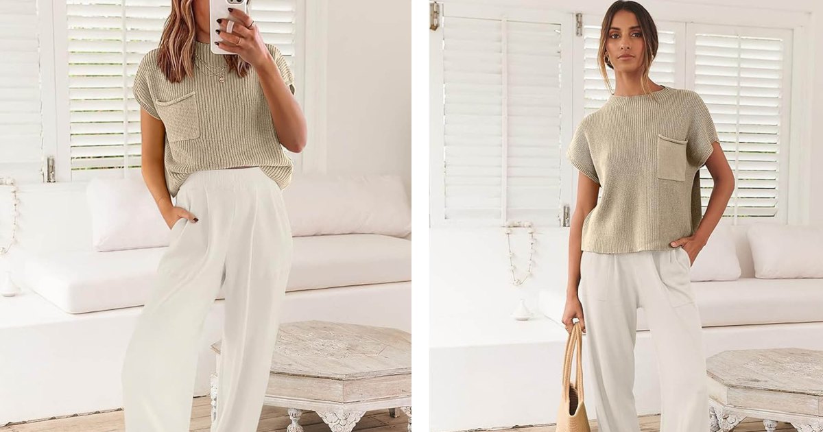 Channel Rich Mom Style in This Bestselling Two-Piece Set