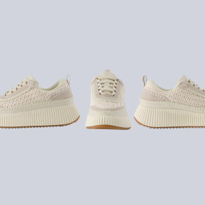 Cushionaire Woven Platform Sneaker