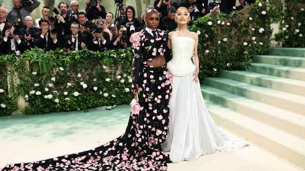 Cynthia Erivo and Ariana Grande attend The 2024 Met Gala