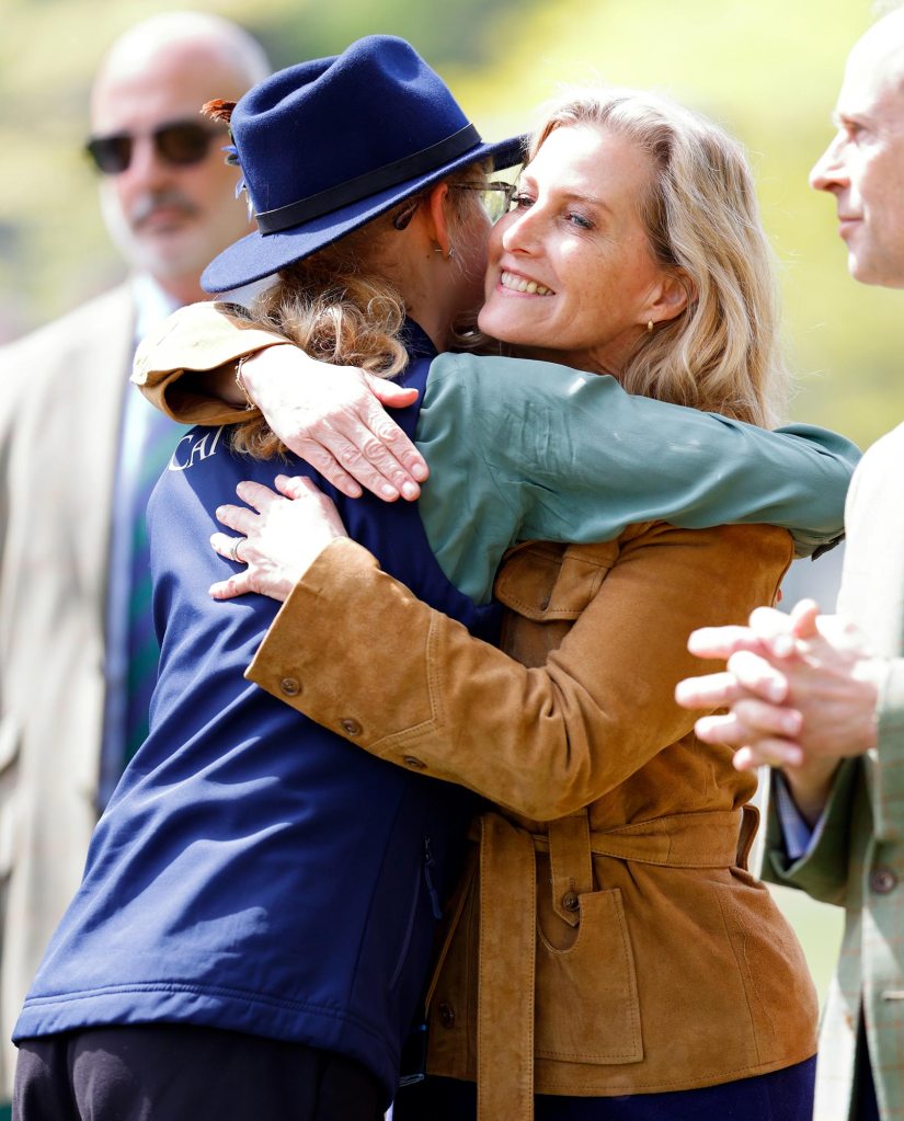 Duchess Sophie Sweetly Hugs Daughter Lady Louise at Royal Windsor Horse Show