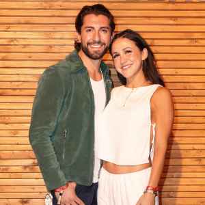 Jason Tartick and TikTok Star Kat Stickler Make Their Red Carpet Debut at F1 Grand Prix Party