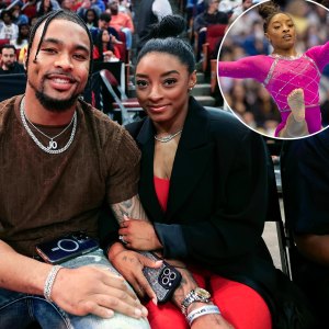 Simone Biles Husband Jonathan Owens Had the Best Reaction to Her Vault Performance