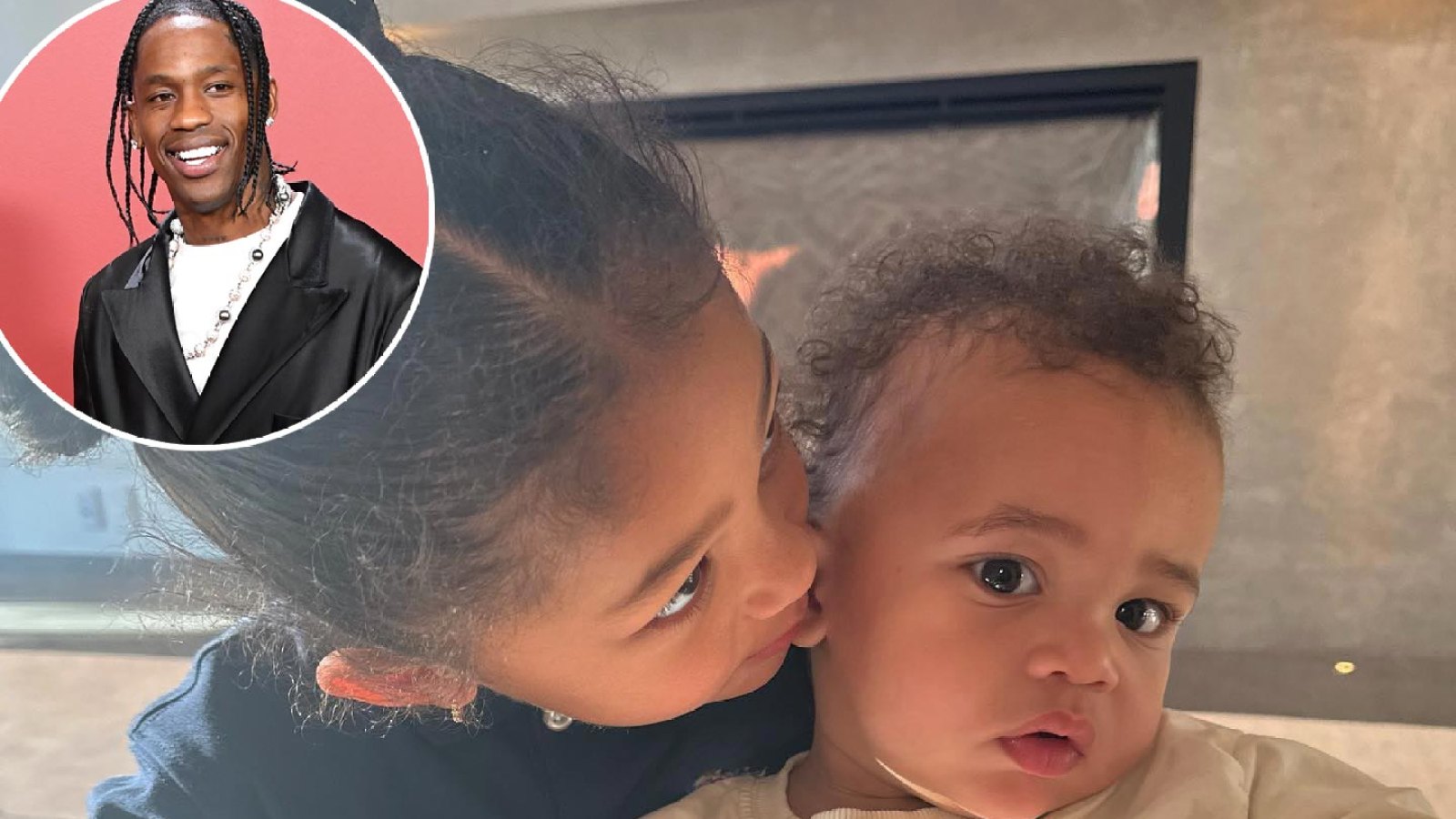 Stormi, Aire, Chicago and Psalm Model Travis Scott’s Jumpman Sneakers ...