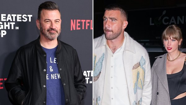 Jimmy Kimmel Still Thinks Travis Kelce Is Taylor Swift's 'Broke Boyfriend' Despite New NFL Deal