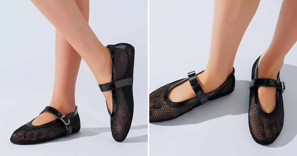 I Wear These Funky Mesh Ballet Flats With All My Fave Looks