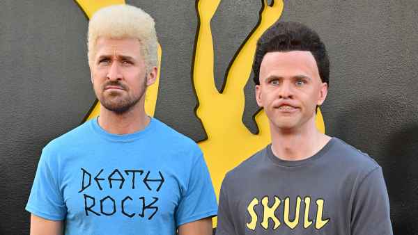 Ryan Gosling and Mikey Day Keep SNL's ‘Beavis and Butt-Head’ Bit Alive on ‘The Fall Guy’ Red Carpet