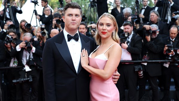 Colin Jost Gets Embarrassed to Read 'SNL' Joke About Wife Scarlett Johansson's Body 