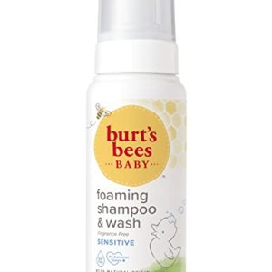 Best Foaming Shampoo: Burt’s Bees-Baby Foaming Shampoo & Wash, Sensitive