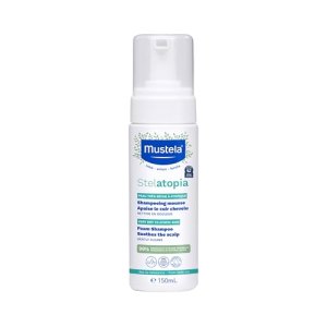 Best for Newborns: Mustela Stelatopia Eczema-Prone Skin Foam Shampoo