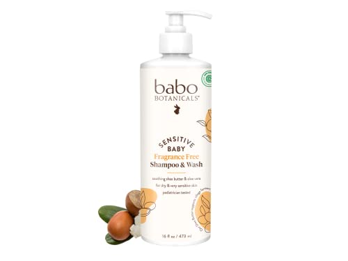 Best Splurge for Baby Eczema: Babo Botanicals Sensitive Baby Fragrance Free Shampoo & Wash