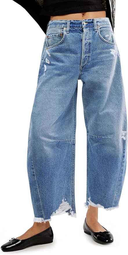 barrel jeans